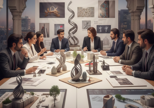 Sculptural installations caa2